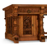 THE MARK HOPKINS FAMILY AMERICAN AESTHETIC MOVEMENT CARVED WALNUT LIBRARY TABLE - фото 3