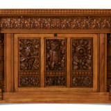 THE MARK HOPKINS FAMILY AMERICAN AESTHETIC MOVEMENT CARVED WALNUT LIBRARY TABLE - photo 6