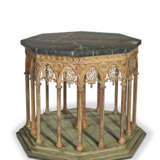 A NORTH EUROPEAN GOTHIC REVIVAL CENTER TABLE - Foto 3