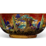 A WEDGWOOD PORCELAIN FLAME FAIRYLAND LUSTRE IMPERIAL BOWL - фото 3