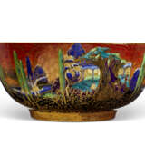 A WEDGWOOD PORCELAIN FLAME FAIRYLAND LUSTRE IMPERIAL BOWL - photo 4