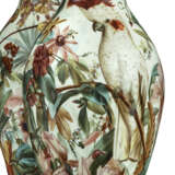 A PAIR OF FRENCH OPAQUE GLASS LARGE VASES - photo 4