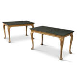 A PAIR OF IRISH GEORGE I-STYLE GILTWOOD AND CUT-GESSO CENTRE TABLES - фото 1