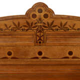 THE JAMES GOODWIN AMERICAN AESTHETIC MOVEMENT INLAID AND BURL-ASH VENEERED OAK PAIR OF BEDSTEADS - фото 2