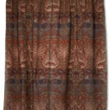 THREE PAIRS OF ENGLISH WOOL DOUBLECLOTH CURTAINS, 'PEACOCK & DRAGON' - photo 2