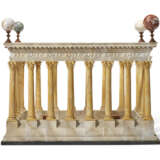 AN ITALIAN MARBLE MODEL OF A TEMPLE - photo 3