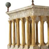 AN ITALIAN MARBLE MODEL OF A TEMPLE - фото 4