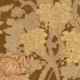AN ENGLISH ARTS AND CRAFTS COTTON VELVET CURTAIN - photo 3