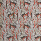 TWO PANELS OF FRENCH ART DECO RAYON LAMPAS - фото 3