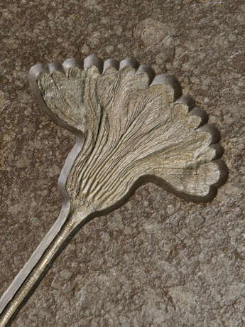 A FOSSIL SEA LILY PLAQUE - фото 2