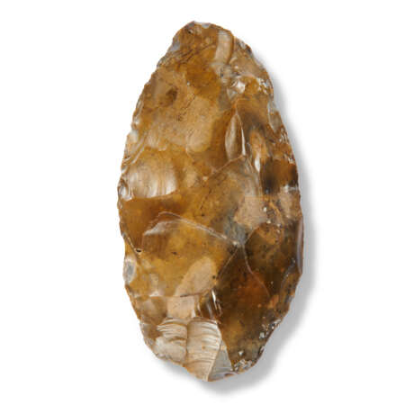 A PALEOLITHIC FLINT HAND AXE - фото 3