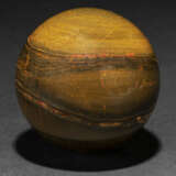 A LARGE SPHERE OF BANDED IRON TIGER EYE - photo 2