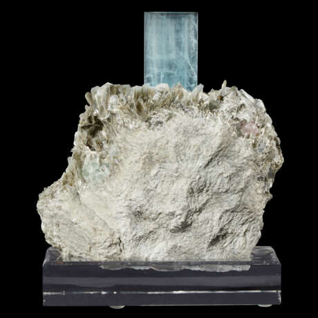 AQUAMARINE ON MUSCOVITE MICA - Foto 4