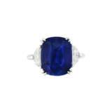 SAPPHIRE AND DIAMOND RING - photo 1