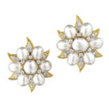 HARRY WINSTON SET OF CULTURED PEARL, SAPPHIRE AND DIAMOND JEWELRY - Foto 5