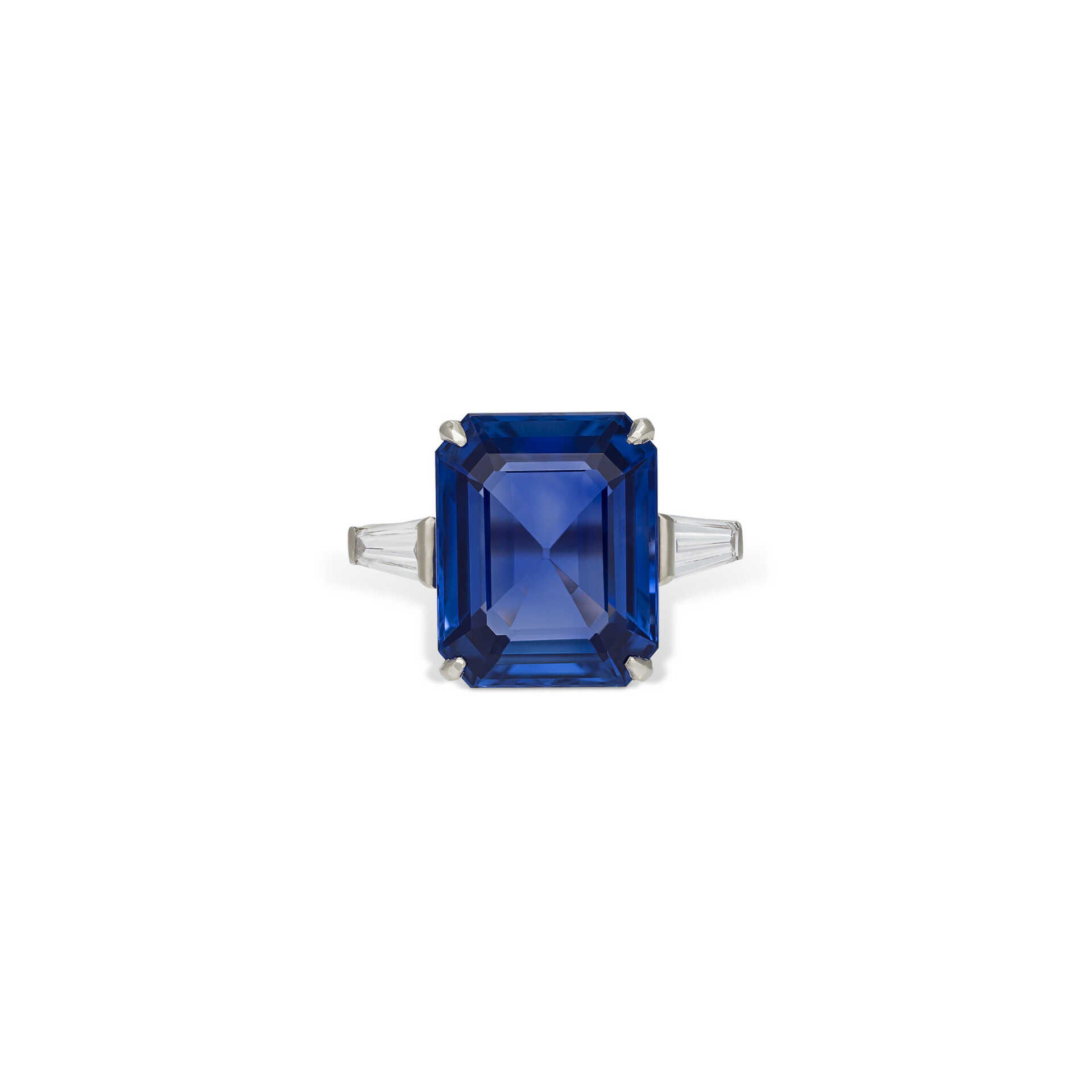 CUSI SAPPHIRE AND DIAMOND RING