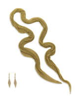 TIFFANY & CO., ELSA PERETTI SET OF GOLD AND DIAMOND ‘MESH’ JEWELLERY