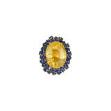 NO RESERVE | CHAUMET COLOURED SAPPHIRE AND SAPPHIRE RING - Foto 1