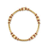 VAN CLEEF AND ARPELS RETRO RUBY AND DIAMOND NECKLACE - photo 1