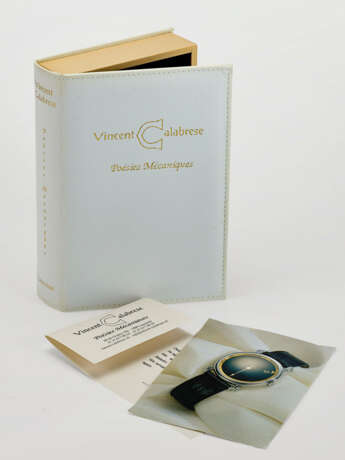 VINCENT CALABRESE, LIMITED EDITION STAINLESS STEEL JUMPING HOUR 'BALADIN', NO. 49/201 - Foto 4