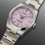 ROLEX, STAINLESS STEEL 'OYSTER PERPETUAL' WITH PINK DIAL, REF. 126000 - photo 2