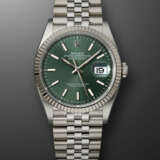 ROLEX, STAINLESS STEEL 'DATEJUST' WITH GREEN DIAL, REF. 126234 - фото 1
