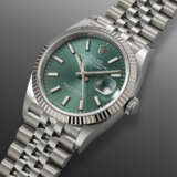 ROLEX, STAINLESS STEEL 'DATEJUST' WITH GREEN DIAL, REF. 126234 - фото 2