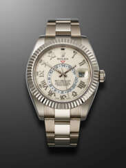 ROLEX, WHITE GOLD DUAL-TIME ANNUAL CALENDAR 'SKY-DWELLER', REF. 326939