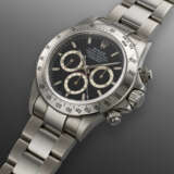 ROLEX, STAINLESS STEEL CHRONOGRAPH 'DAYTONA' WITH BLACK DIAL, REF. 16520 - photo 2