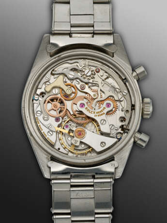 ROLEX, STAINLESS STEEL CHRONOGRAPH 'PRE-DAYTONA', REF. 6238 - фото 4