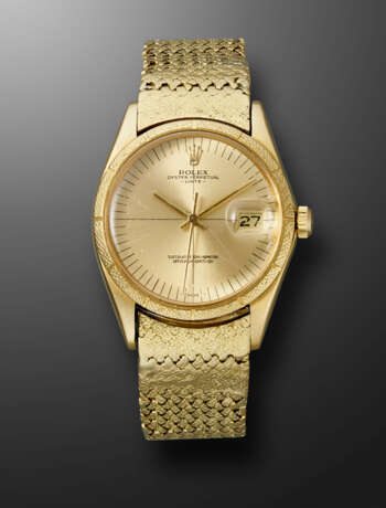 ROLEX, YELLOW GOLD 'OYSTER PERPETUAL DATE ZEPHYR', REF. 1510 - photo 1
