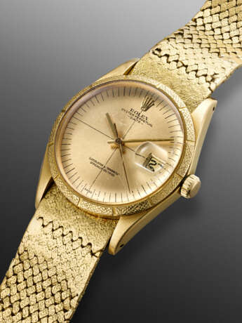 ROLEX, YELLOW GOLD 'OYSTER PERPETUAL DATE ZEPHYR', REF. 1510 - photo 2