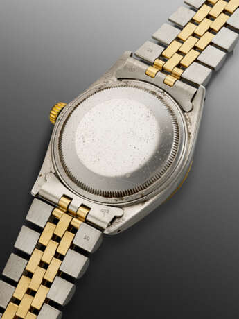 ROLEX, STAINLESS STEEL AND YELLOW GOLD 'DATEJUST' WITH UAE DESERT EAGLE COAT OF ARMS, REF. 16013 - фото 3