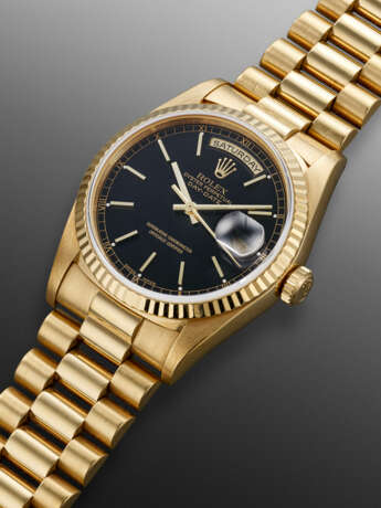 ROLEX, YELLOW GOLD 'DAY-DATE', REF. 18238 - photo 2