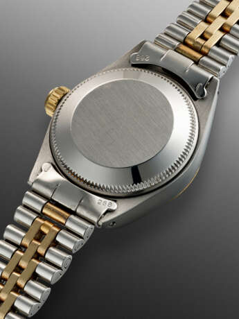 ROLEX, STAINLESS STEEL AND YELLOW GOLD 'OYSTER PERPETUAL DATE', REF. 6917 - фото 3