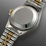 ROLEX, STAINLESS STEEL AND YELLOW GOLD 'OYSTER PERPETUAL DATE', REF. 6917 - фото 3