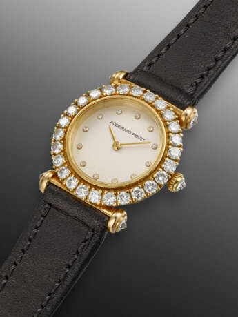 AUDEMARS PIGUET, YELLOW GOLD AND DIAMOND-SET LADY WRISTWATCH, REF. 66514BA - фото 2