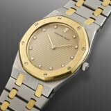 AUDEMARS PIGUET, STAINLESS STEEL AND YELLOW GOLD 'LADY ROYAL OAK' WITH DIAMOND-SET INDEXES, REF. 56303SA - фото 2
