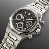 GIRARD-PERREGAUX, LIMITED EDITION STAINLESS STEEL CHRONOGRAPH 'LAUREATO OLIMPICO', REF. 8017, NO. 54/999 - photo 2