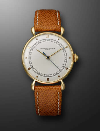 VACHERON CONSTANTIN, YELLOW GOLD WRISTWATCH WITH TEARDROP LUGS - фото 1