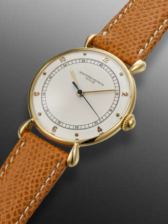 VACHERON CONSTANTIN, YELLOW GOLD WRISTWATCH WITH TEARDROP LUGS - фото 2