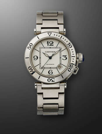 CARTIER, STAINLESS STEEL 'PASHA', REF. 2790 - photo 1