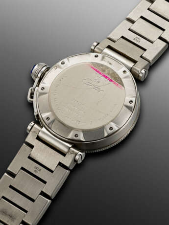 CARTIER, STAINLESS STEEL 'PASHA', REF. 2790 - photo 3