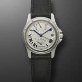 CARTIER, PROTOTYPE STAINLESS STEEL DUAL TIME 'SANTOS RONDE AVIATOR, TEST NO. 1 - photo 1