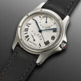 CARTIER, PROTOTYPE STAINLESS STEEL DUAL TIME 'SANTOS RONDE AVIATOR, TEST NO. 1 - photo 2