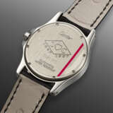 CARTIER, PROTOTYPE STAINLESS STEEL DUAL TIME 'SANTOS RONDE AVIATOR, TEST NO. 1 - photo 3