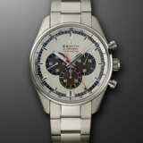 ZENITH, LIMITED EDITION STAINLESS STEEL CHRONOGRAPH 'JEAN-LOUIS ETIENNE EL PRIMERO', REF. 03.2043.4052/01, NO. 239/500 - фото 1