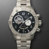 ZENITH, STAINLESS STEEL CHRONOGRAPH 'EL PRIMERO DEFY CLASSIC OPEN' WITH POWER RESERVE INDICATION, REF. 03.0526.4021 - photo 1