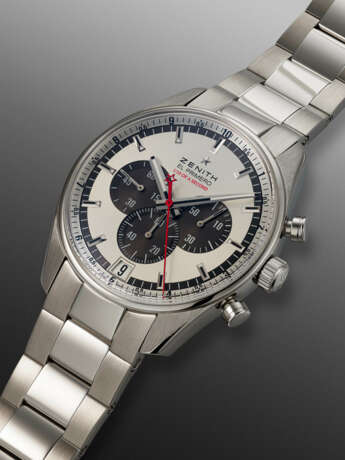 ZENITH, LIMITED EDITION STAINLESS STEEL CHRONOGRAPH 'JEAN-LOUIS ETIENNE EL PRIMERO', REF. 03.2043.4052/01, NO. 239/500 - фото 2