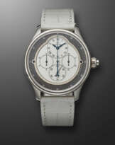 JAQUET DROZ, WHITE GOLD MONOPUSHER CHRONOGRAPH, REF. J007634